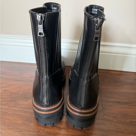 NWT KORKS Vivi Black Lug Boots -Size 10 - Picture 4 of 10